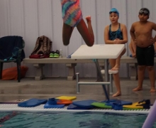 Having Fun on the Dive Blocks